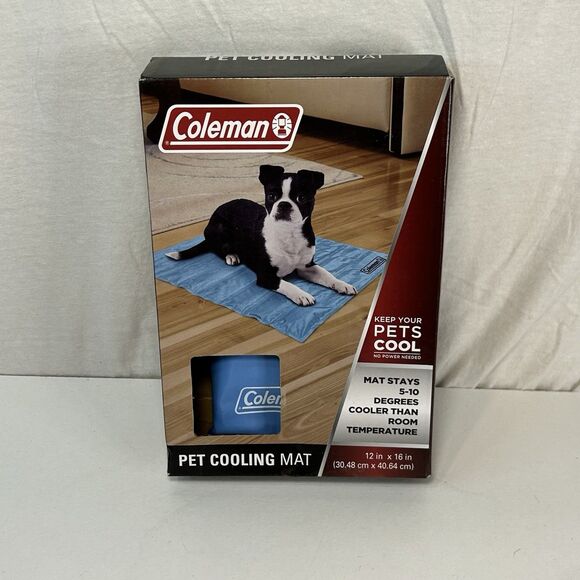 Coleman Comfort Cooling Gel Pet Pad Mat Blue in Small 12”x 16” NIB - Picture 1 of 3
